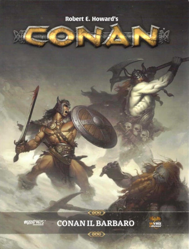 Copertina del progetto Conan GDR – Conan il Barbaro. Attività: editing e correzione bozze.